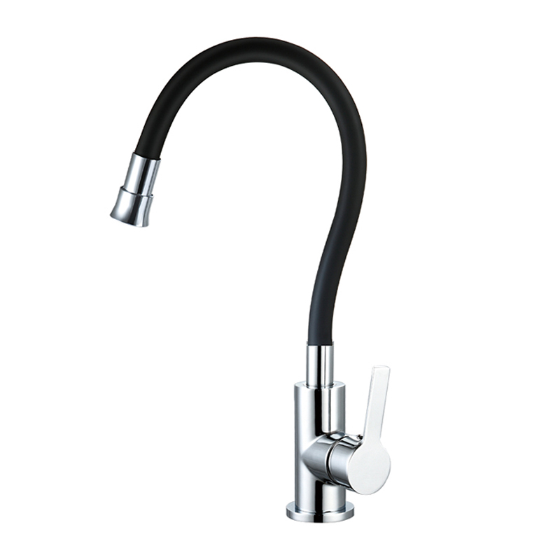 Dos funciones Colorida Flexer de fregadero de cocina flexible Flexible con rociador con pulverización