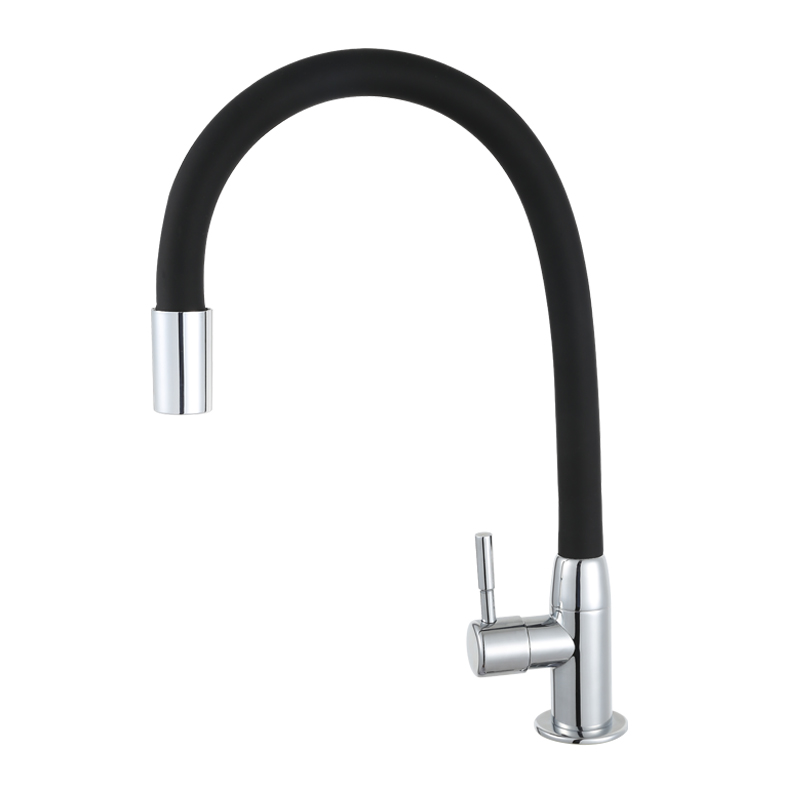Colorido Pout Flexible Faucet de cocina fría y fría