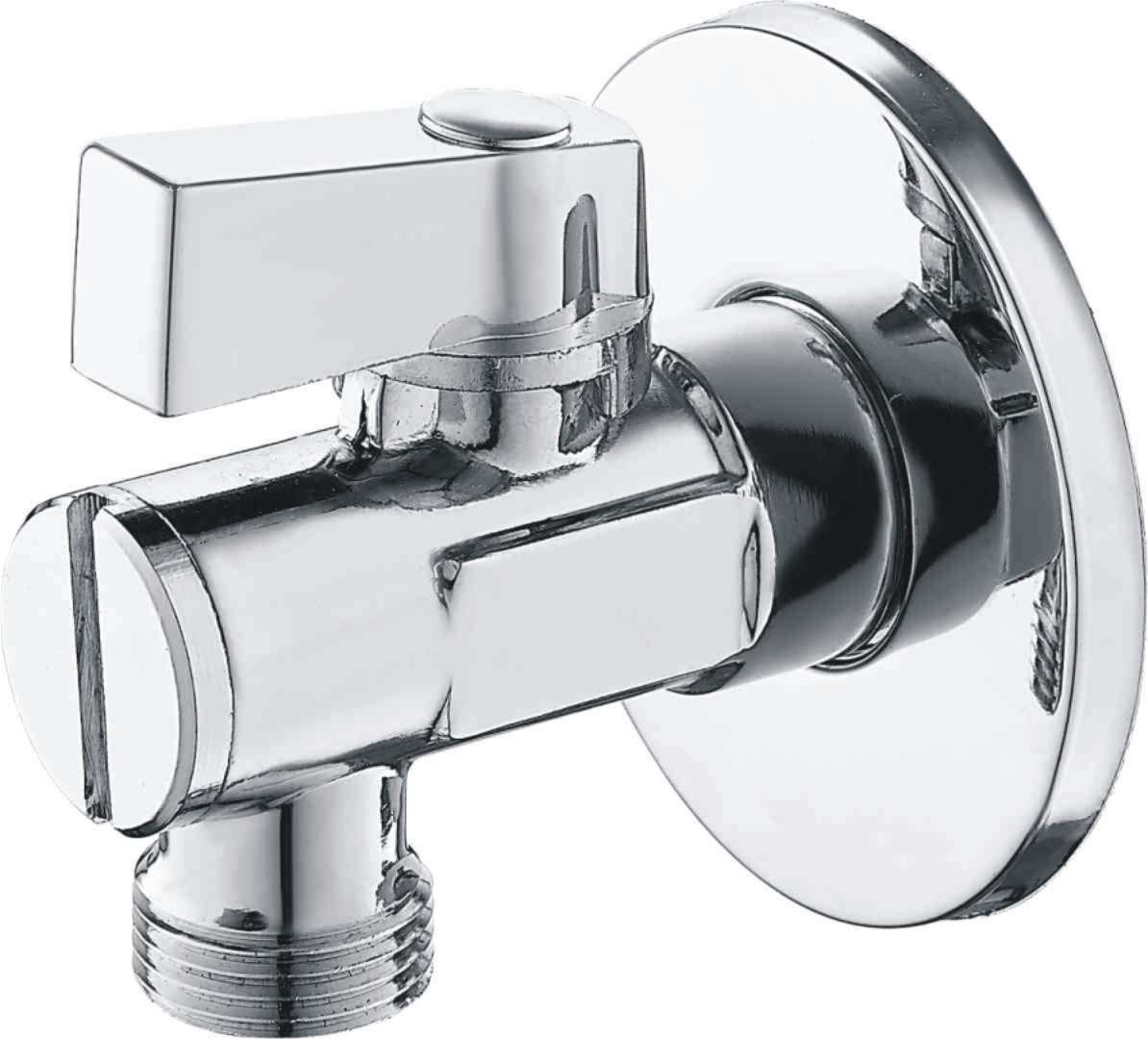 Válvula de ángulo de latón de 1/2 